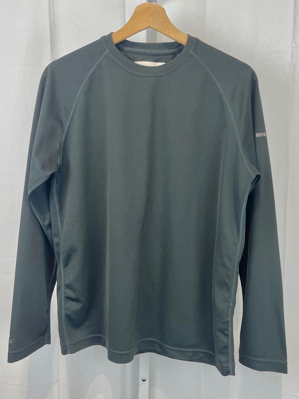 HENRI LLOYD Atmosphere Long Sleeve Tee T Shirt Y30245 UV Wicking Black Size S